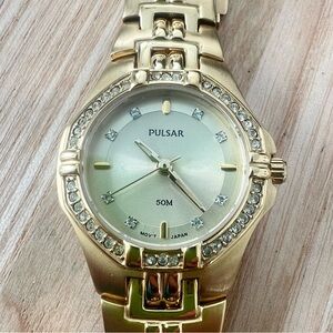 Pulsar | Accessories | Pulsar Ladies Gold Tone Dress Watch New Battery |  Poshmark